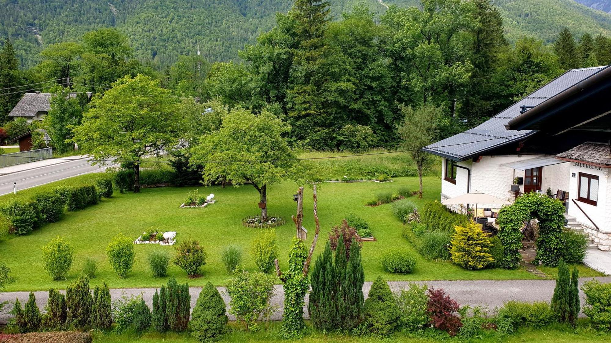 Апартаменты Haus Alpenblick Обертраун Экстерьер фото
