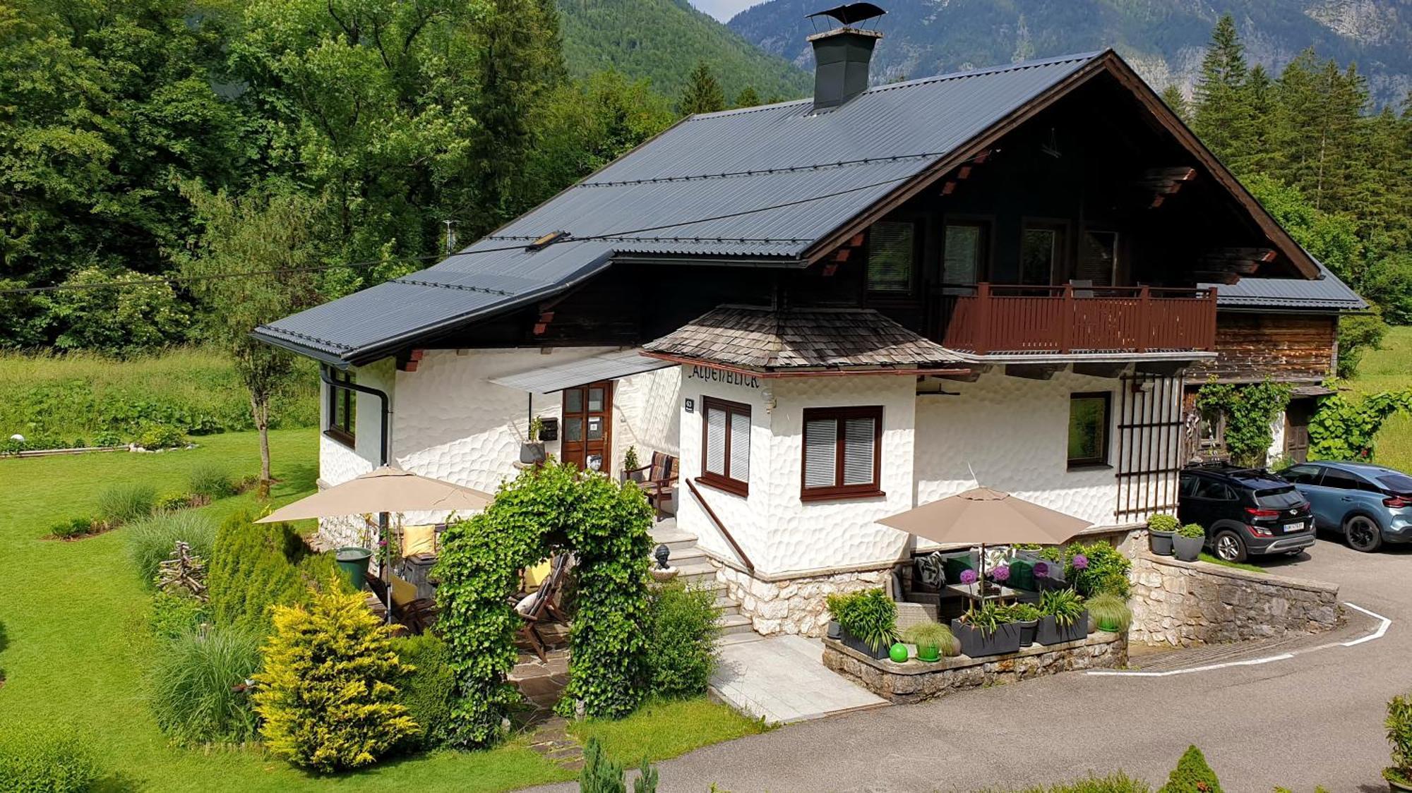 Апартаменты Haus Alpenblick Обертраун Экстерьер фото