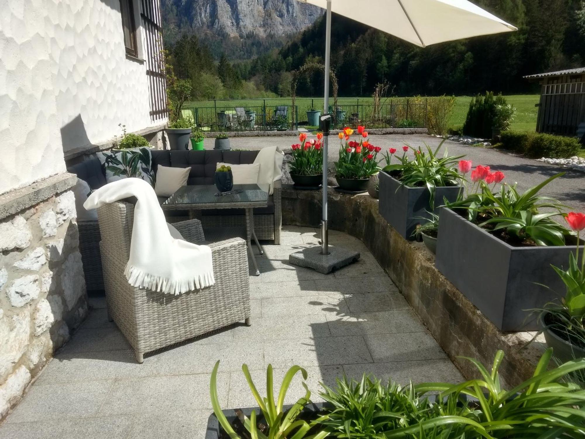 Апартаменты Haus Alpenblick Обертраун Экстерьер фото